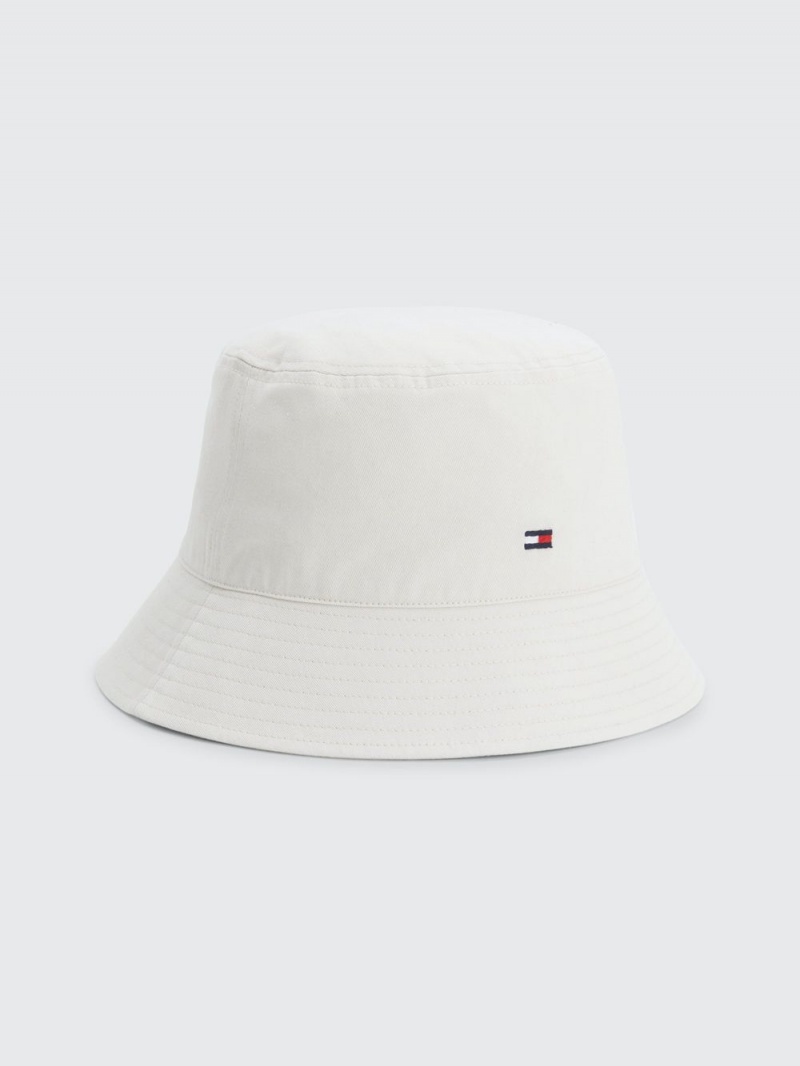 Tommy Hilfiger Essential Flag Bucket Hatt Dam Vita | 560-CLFEOV