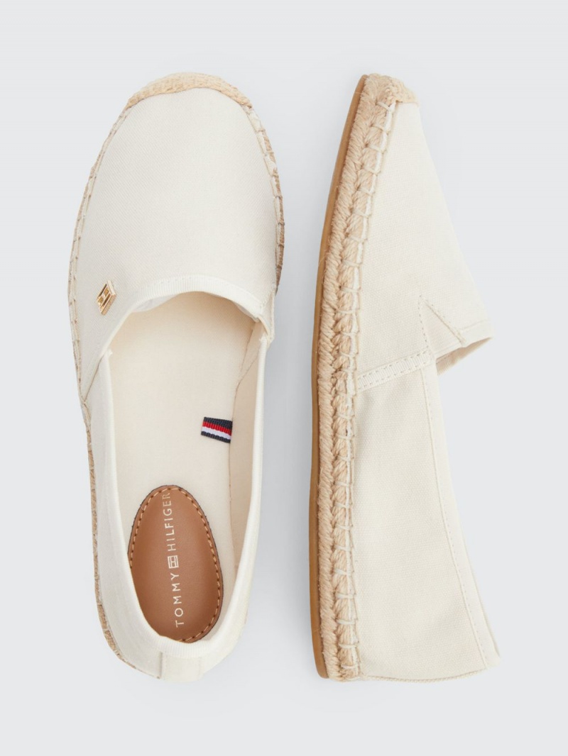 Tommy Hilfiger Essential Flag Espadriller Dam Beige | 815-GPXLCR