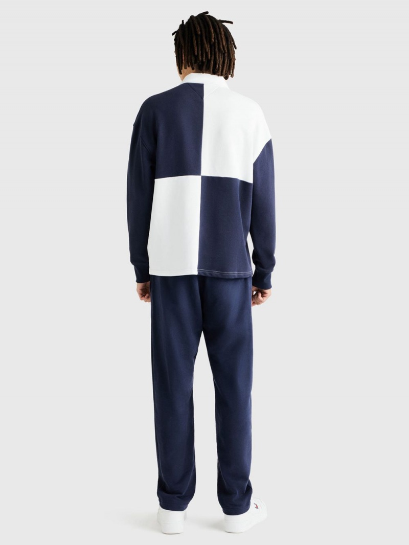 Tommy Hilfiger Ethan Archive Hetero Fit Mjukisbyxor Herr Marinblå | 462-FREHJZ