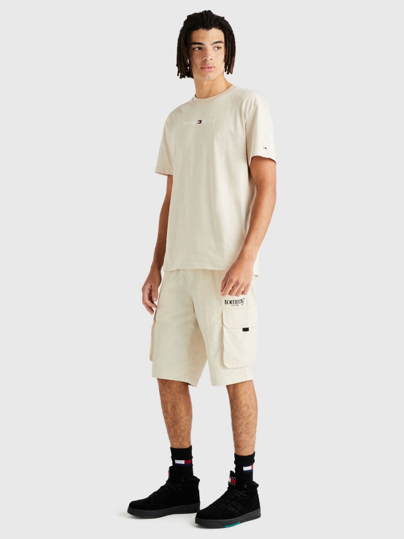 Tommy Hilfiger Ethan Cargo Shorts Herr Beige | 039-OSLIFB