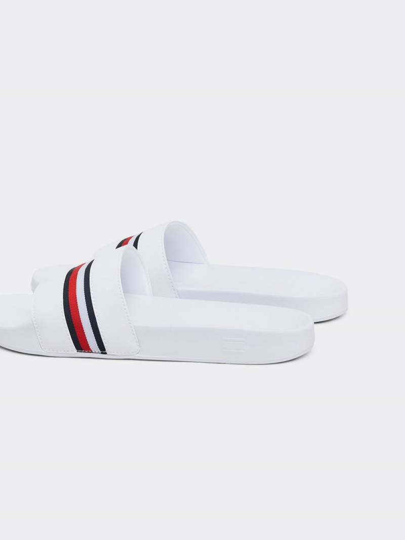 Tommy Hilfiger Global Stripe Badtofflor Dam Vita | 261-WAJGVE