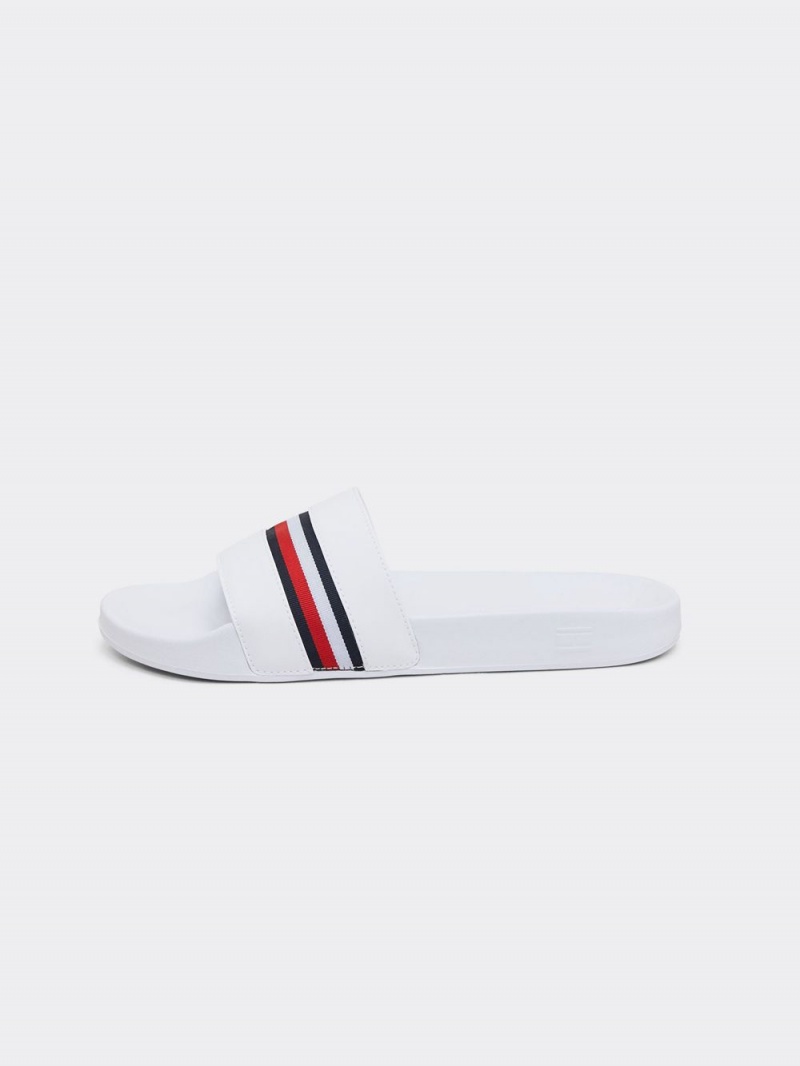 Tommy Hilfiger Global Stripe Badtofflor Dam Vita | 261-WAJGVE