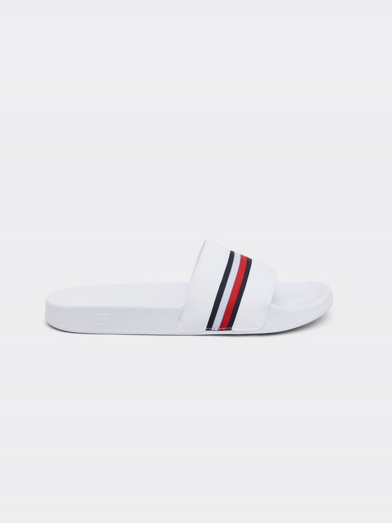 Tommy Hilfiger Global Stripe Badtofflor Dam Vita | 261-WAJGVE