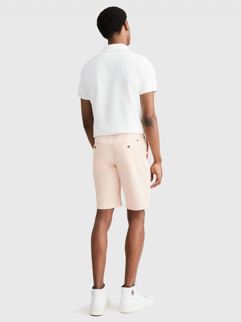 Tommy Hilfiger Harlem Premium Relaxed Twill Shorts Herr Rosa | 168-MVRIFD