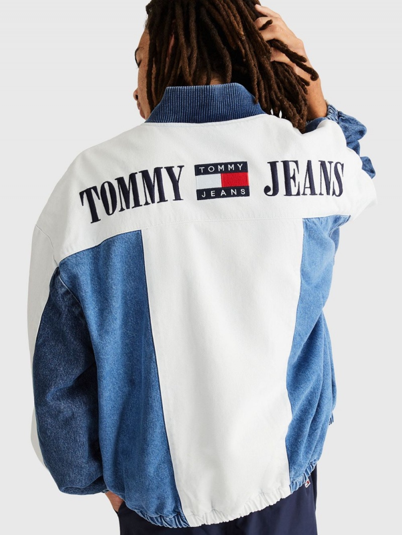 Tommy Hilfiger Klassiska Bomber Jackor Herr Blå | 890-DUKTJX