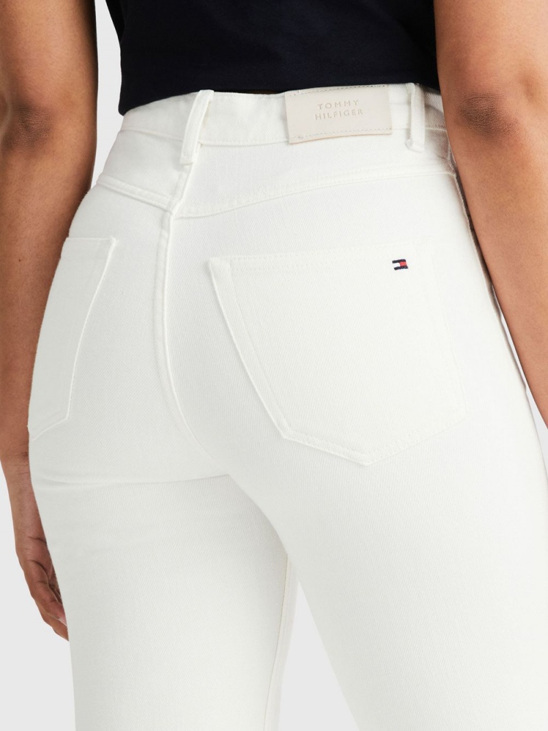 Tommy Hilfiger Klassiska Soft Hetero Jeans Dam Vita | 931-LCOQKS