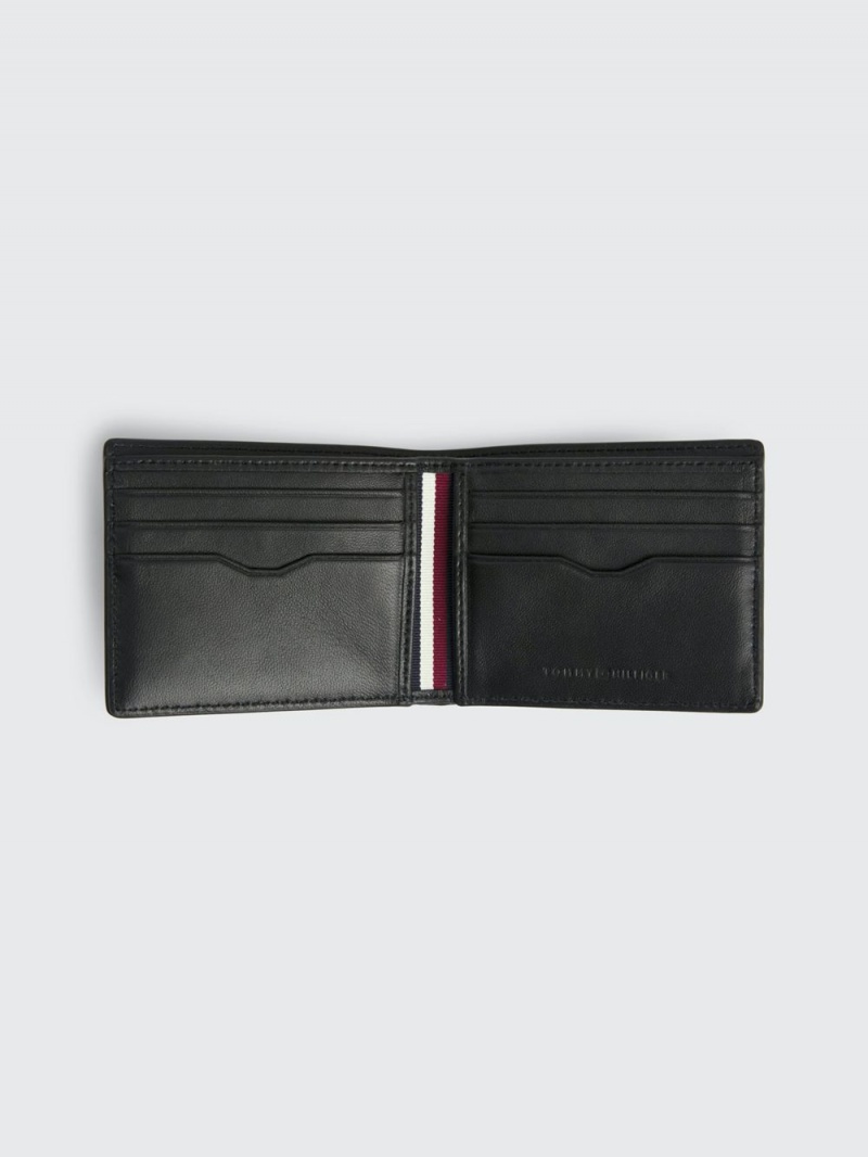 Tommy Hilfiger Läder Small Credit Card And Key Fob Gift Set Plånbok Herr Svarta | 396-JEPFYN