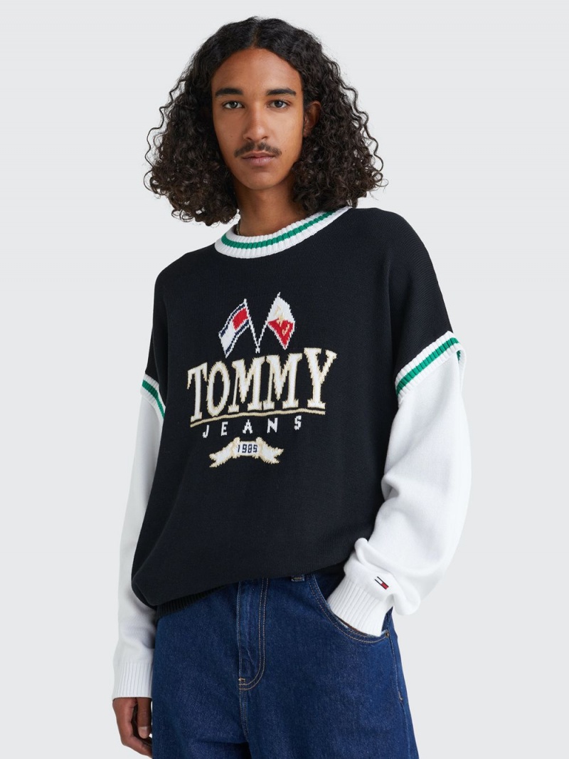 Tommy Hilfiger Modern 2-In-1 Skater Jumpers Herr Svarta | 356-BDINHF