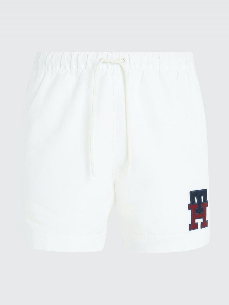 Tommy Hilfiger Monogram Mid Length Badshorts Herr Vita | 978-YTDGMH