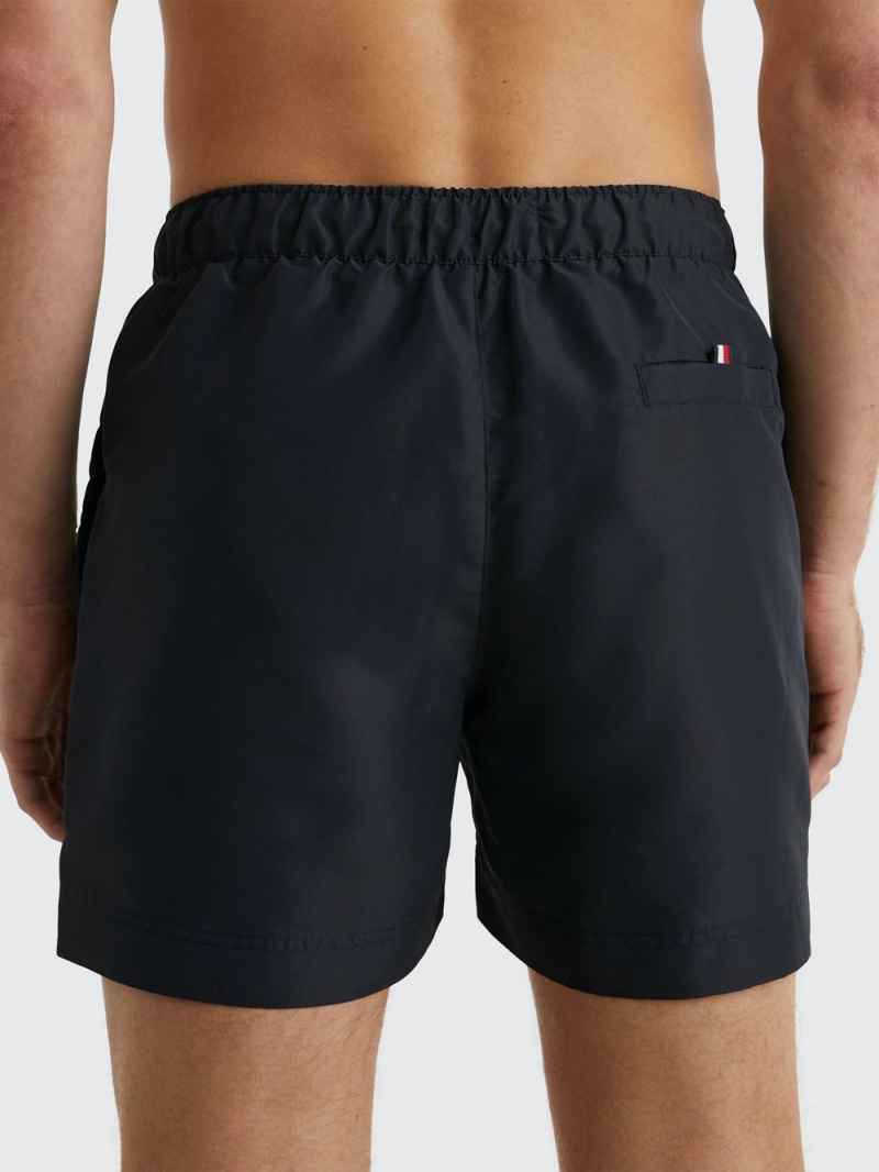 Tommy Hilfiger Monogram Mid Length Badshorts Herr Marinblå | 265-NMOWTP