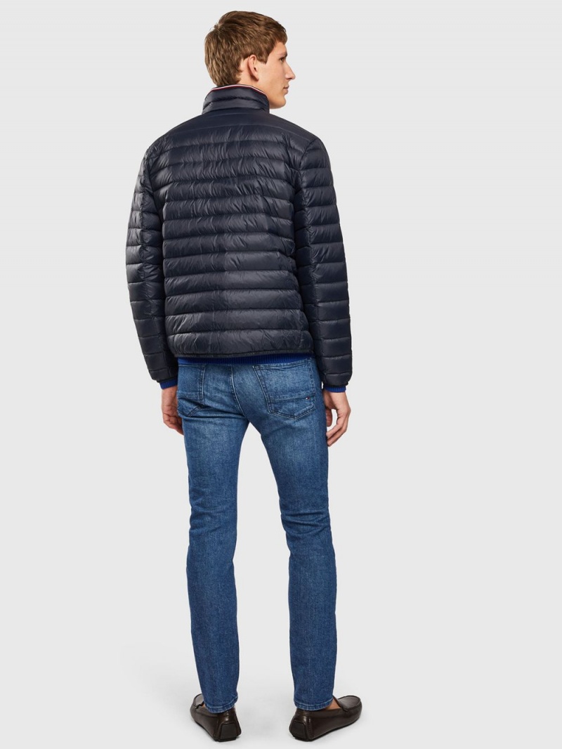 Tommy Hilfiger Packable Down Jackor Herr Marinblå | 471-KTHFCZ