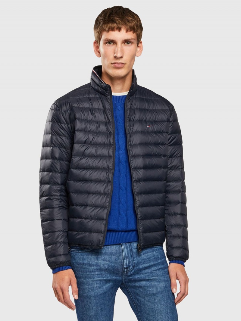 Tommy Hilfiger Packable Down Jackor Herr Marinblå | 471-KTHFCZ