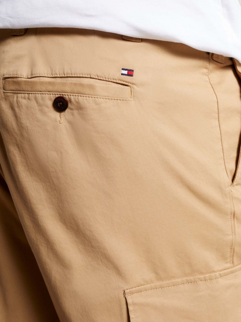 Tommy Hilfiger Plus 1985 Kollektion Twill Cargo Shorts Herr Khaki | 942-VKQITF