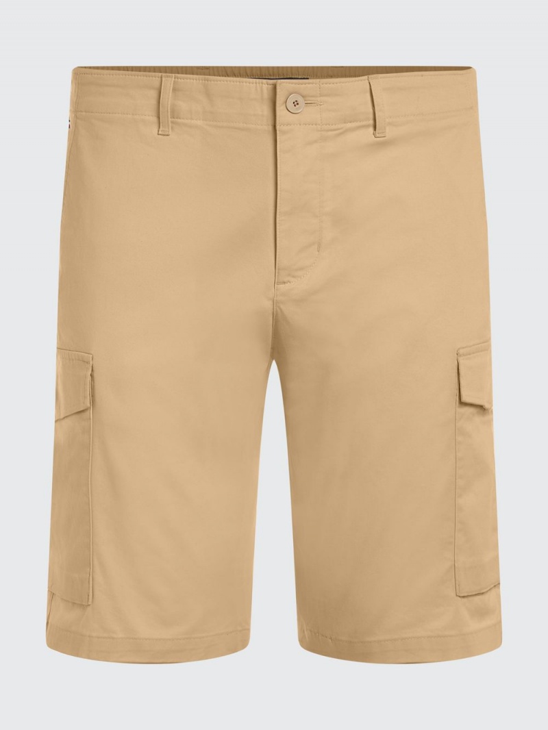 Tommy Hilfiger Plus 1985 Kollektion Twill Cargo Shorts Herr Khaki | 942-VKQITF