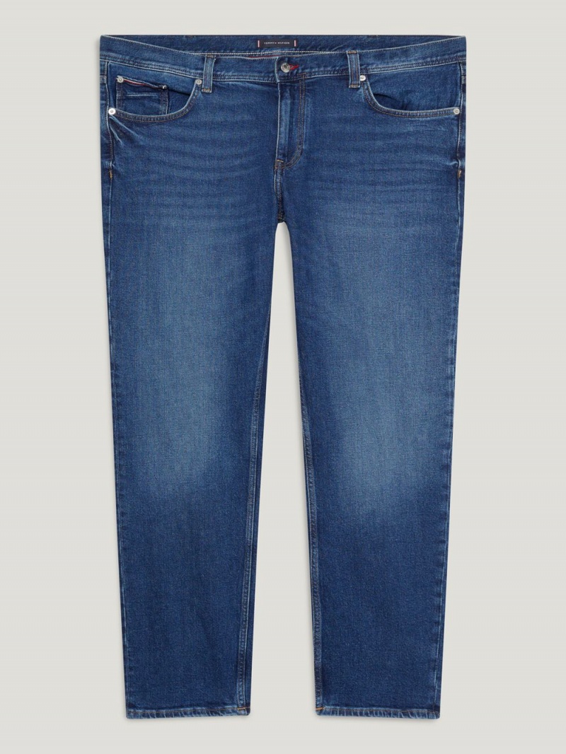 Tommy Hilfiger Plus Madison Regular Faded Jeans Herr Blå | 236-LSUYZD