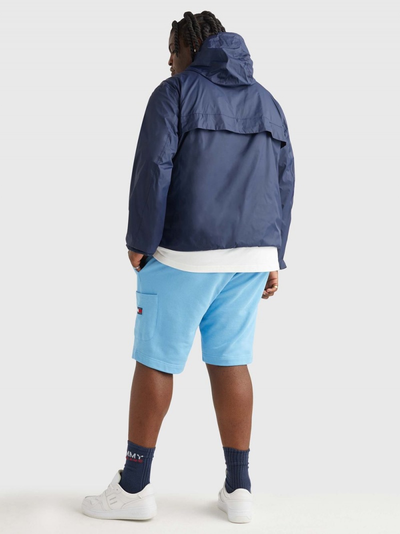 Tommy Hilfiger Plus Packable Popover Chicago Windbreaker Jackor Herr Marinblå | 201-HWDMVK