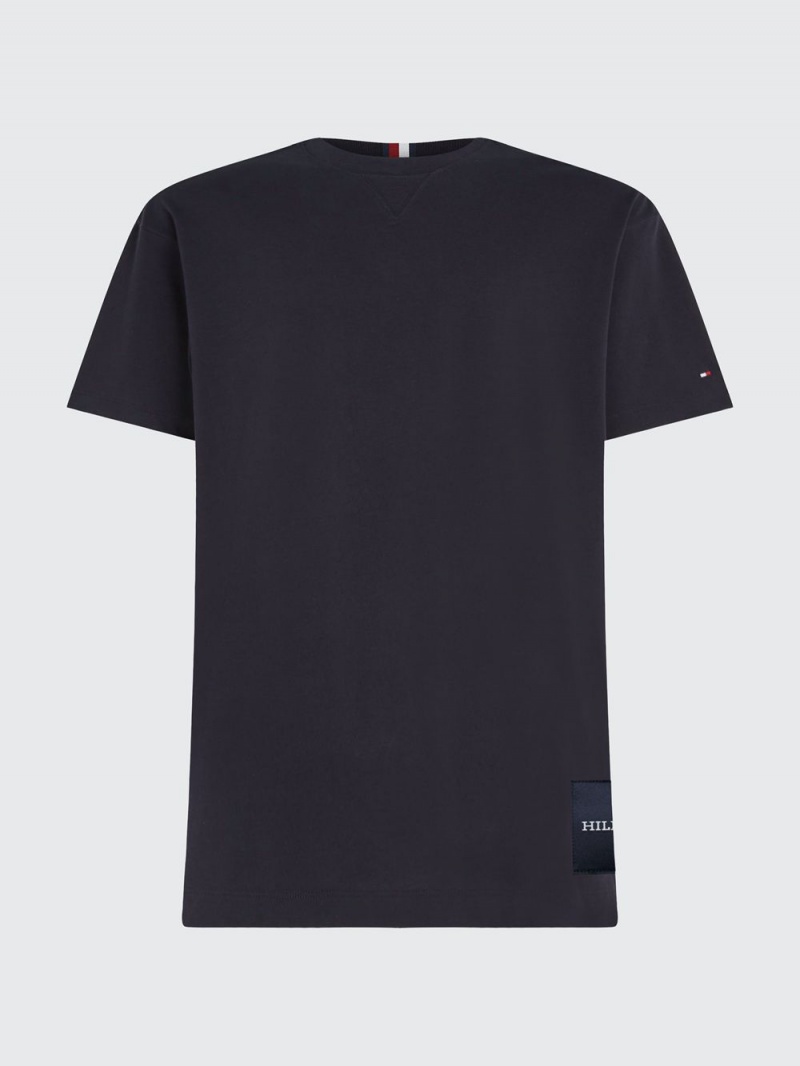 Tommy Hilfiger Prep Archive Fit Jersey T-shirt Herr Marinblå | 457-MSLUZY