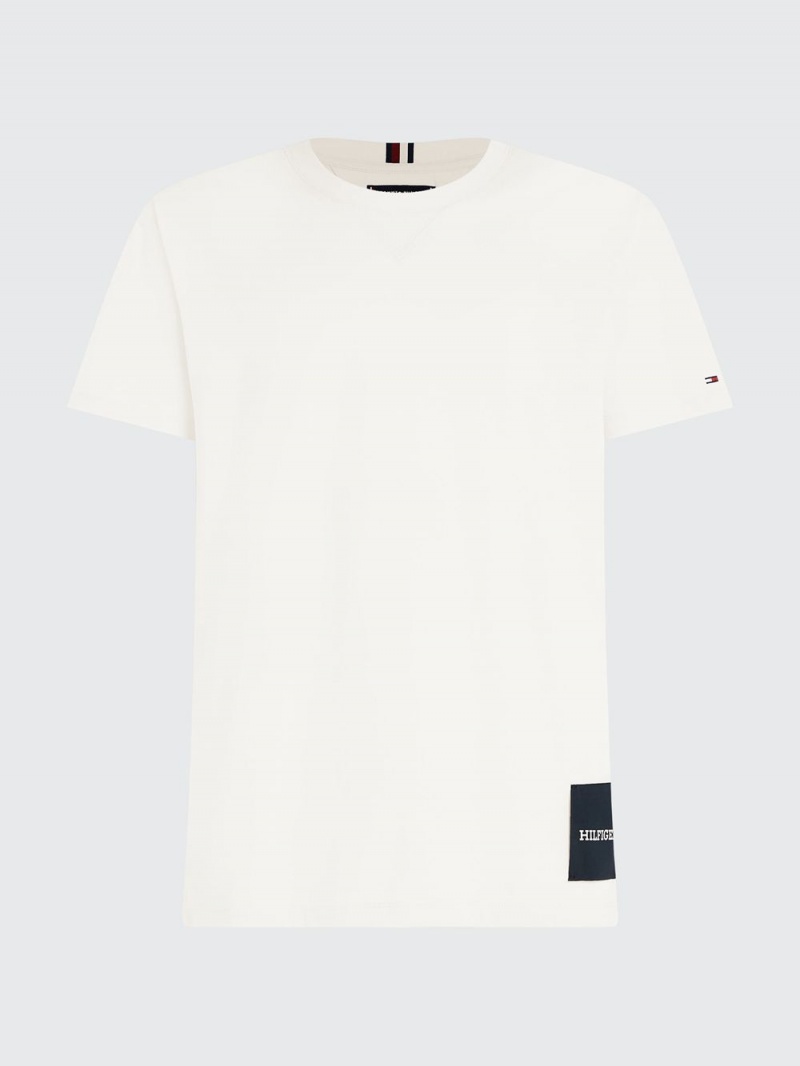 Tommy Hilfiger Prep Archive Fit Jersey T-shirt Herr Beige | 340-YZSPVE