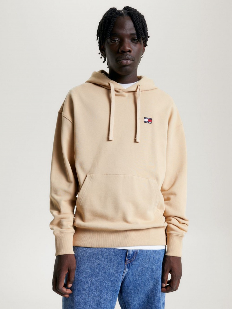 Tommy Hilfiger Relaxed Fit Badge Hoodie Herr Bruna | 049-JTMNCI