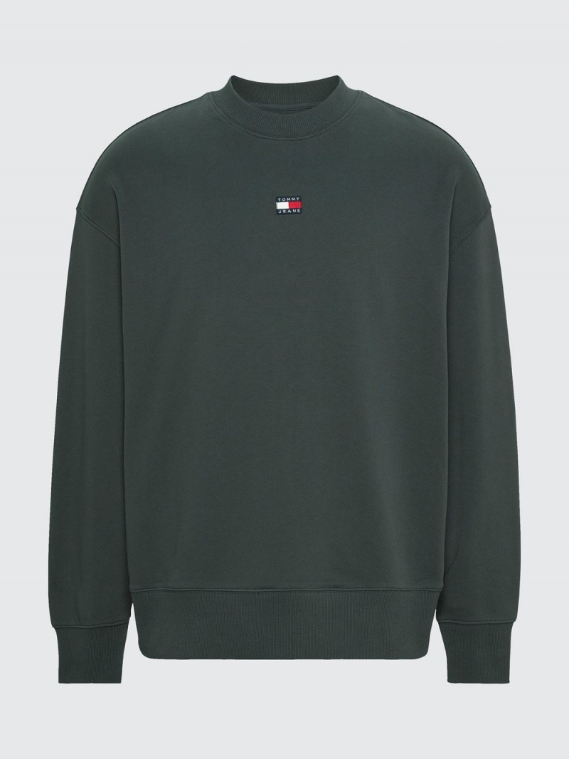 Tommy Hilfiger Relaxed Fit Badge Tröjor Herr Grå | 620-CIXTPH