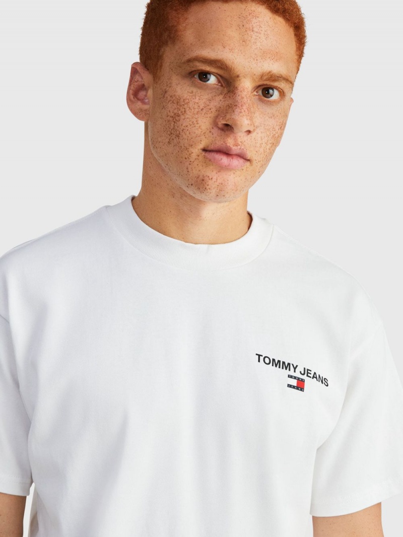 Tommy Hilfiger Relaxed Mock Neck T-shirt Herr Vita | 937-XNFIAP