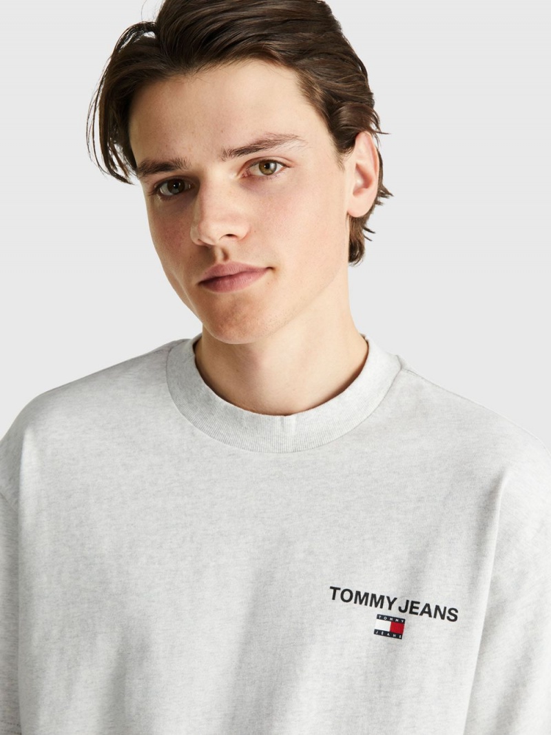 Tommy Hilfiger Relaxed Mock Neck T-shirt Herr Grå | 134-UPFQSZ