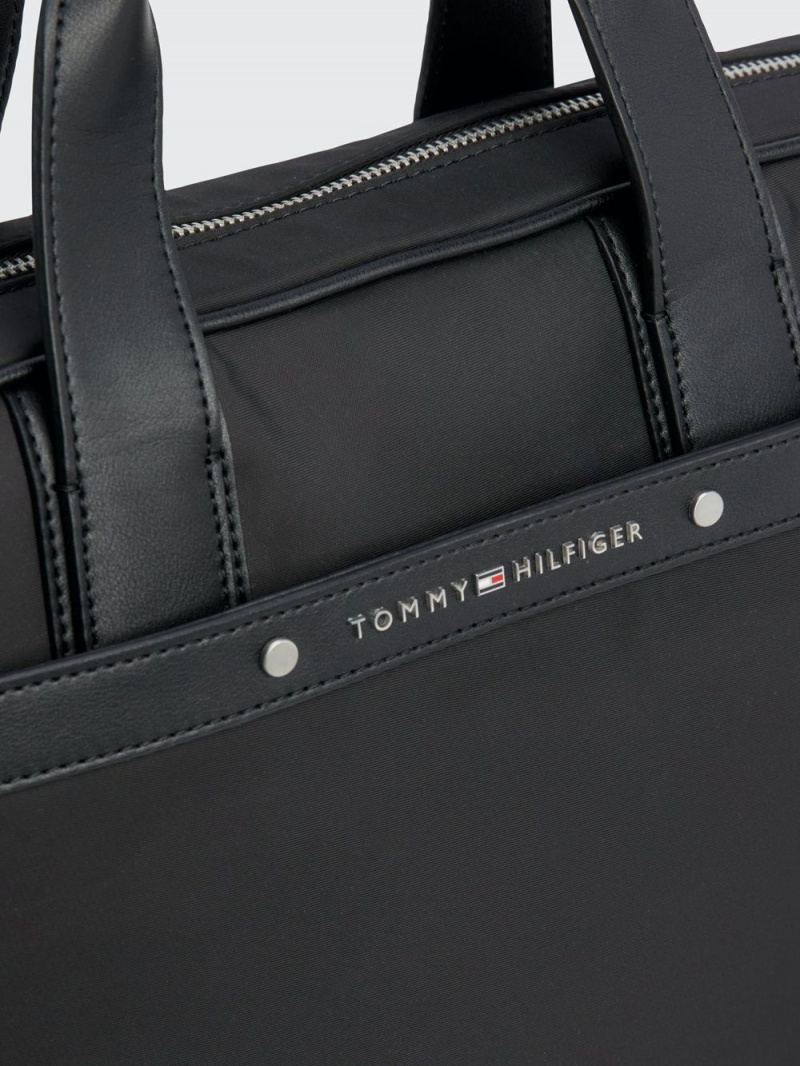 Tommy Hilfiger Repreve Laptop Väskor Herr Svarta | 596-VSMNRJ