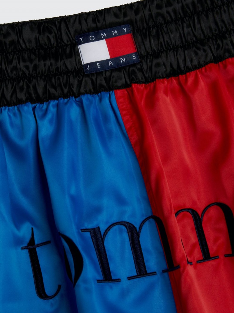 Tommy Hilfiger Sateen Colour-Blocked Dual Gender Boxer Shorts Herr Olika Färger | 052-GJRIHK