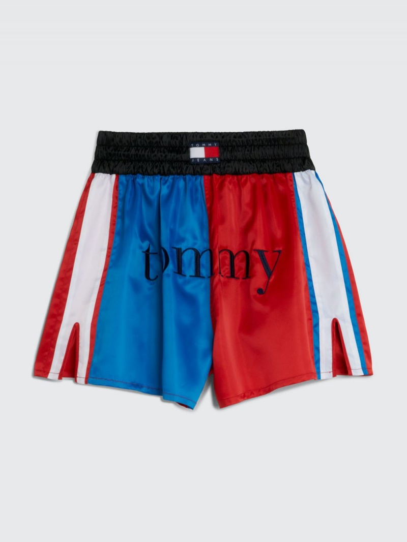 Tommy Hilfiger Sateen Colour-Blocked Dual Gender Boxer Shorts Herr Olika Färger | 052-GJRIHK