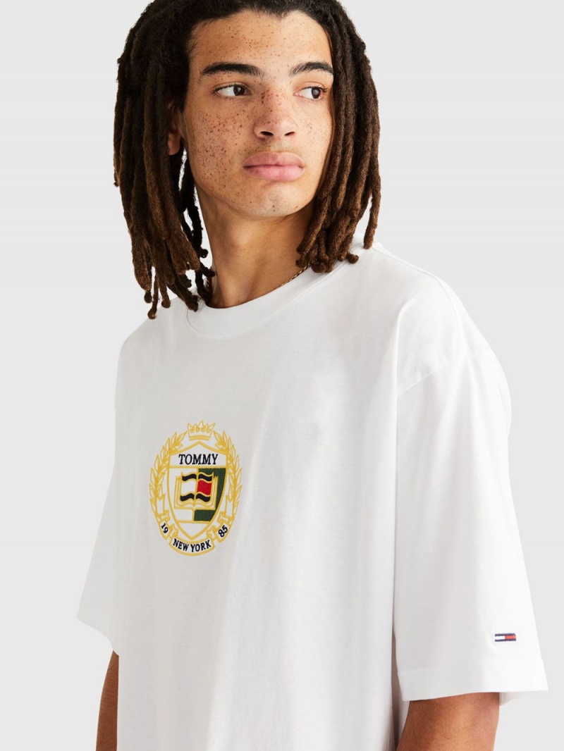 Tommy Hilfiger Skate Luxe T-shirt Herr Vita | 358-RVFHBG