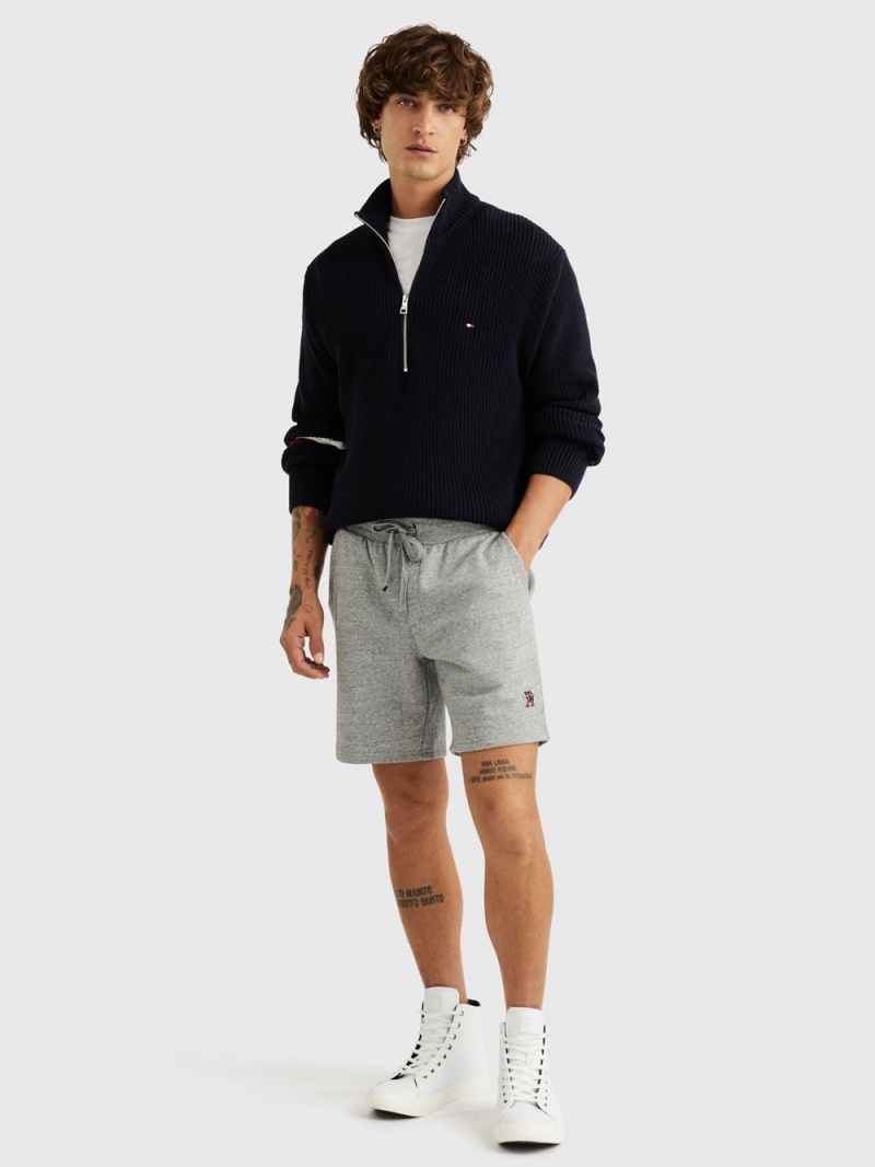 Tommy Hilfiger Small Sweat Shorts Herr Grå | 853-OZGEHF