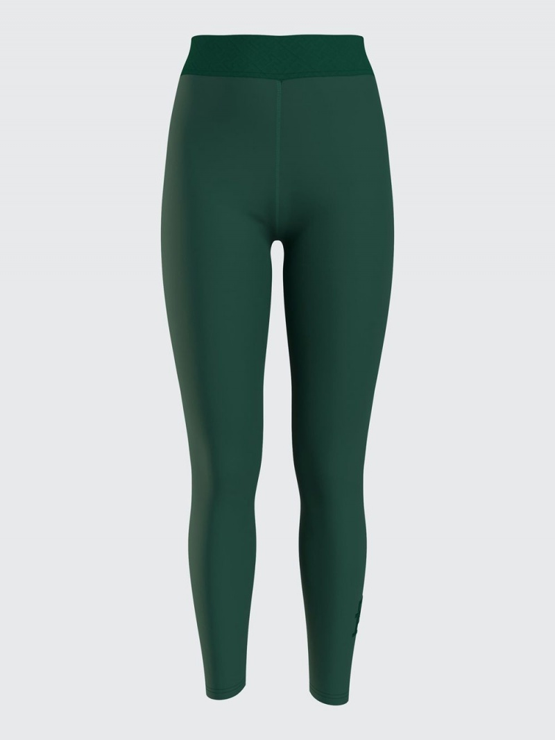 Tommy Hilfiger Sport Mager Fit Full Length Leggings Dam Gröna | 437-RGXCWU