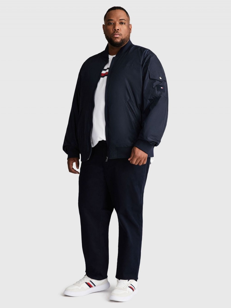 Tommy Hilfiger Varsity Bomber Jackor Herr Blå | 198-IQDPOK