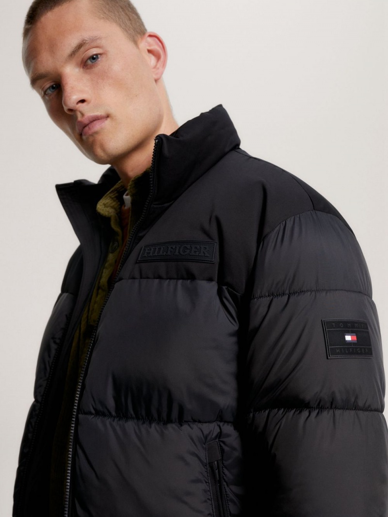 Tommy Hilfiger Warm Recycled New York Puffer Jackor Herr Svarta | 570-UREJLF