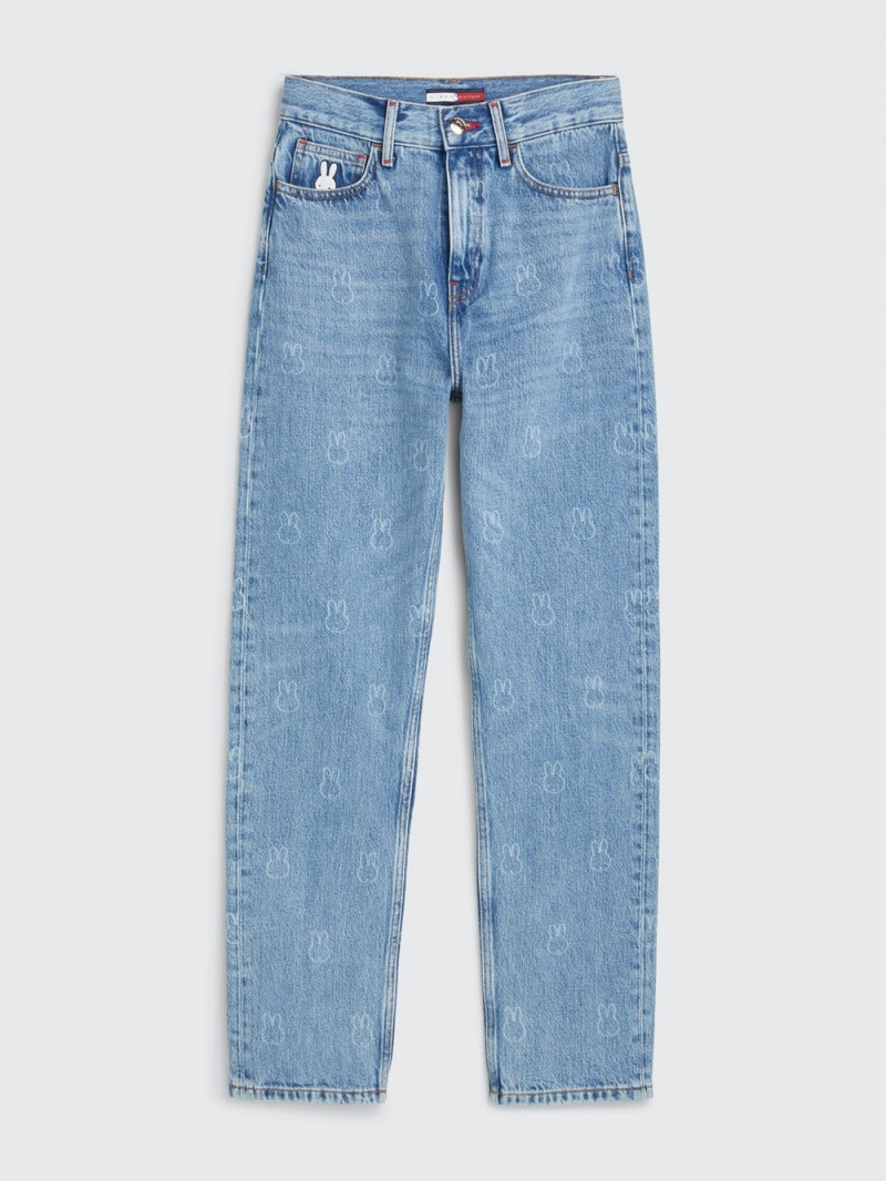 Tommy Hilfiger X Miffy Relaxed Jeans Dam Blå | 507-FTABDP