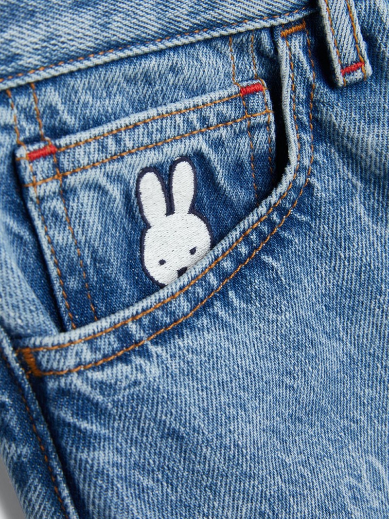 Tommy Hilfiger X Miffy Relaxed Jeans Dam Blå | 507-FTABDP