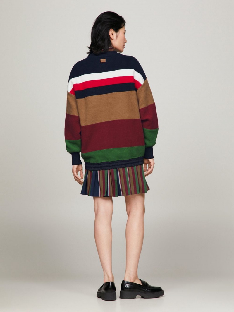 Tommy Hilfiger X Pendleton New York Stripe Oversized Tröjor Herr Olika Färger | 109-KWCBHD