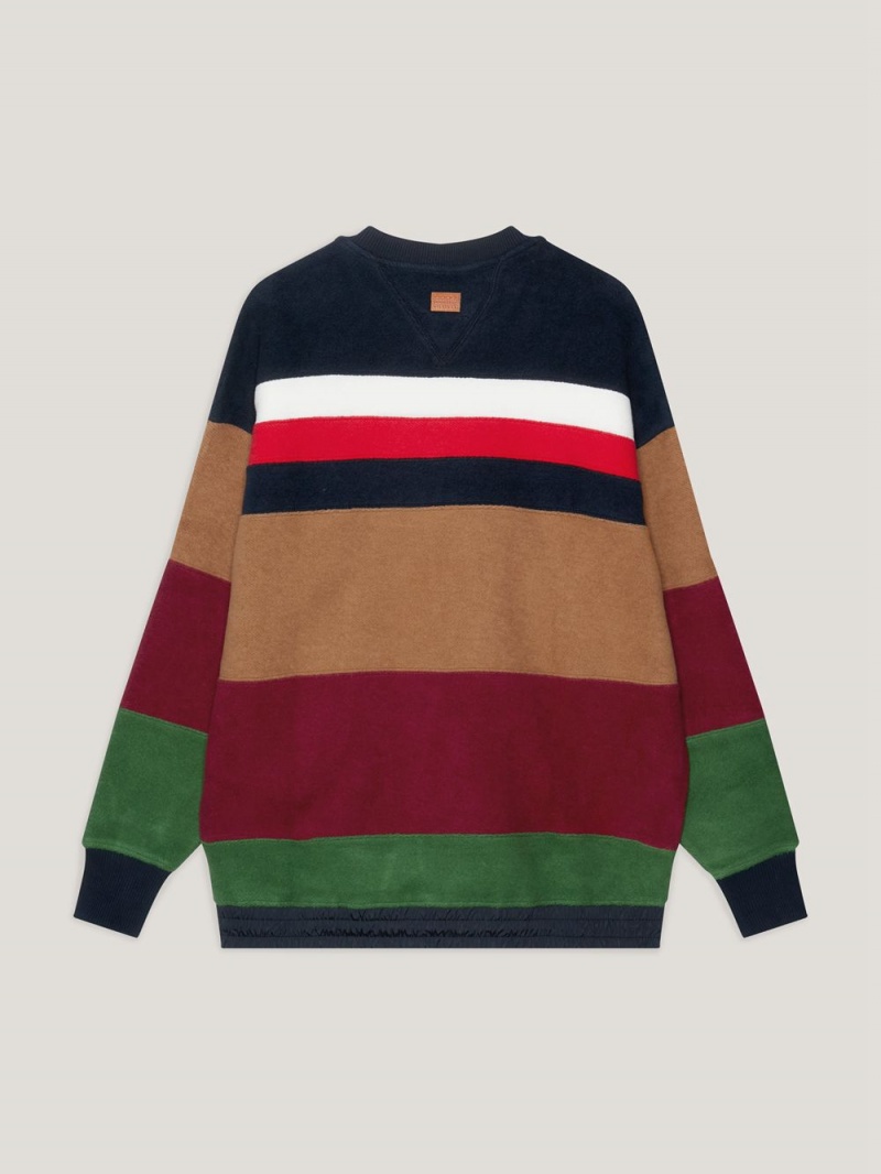 Tommy Hilfiger X Pendleton New York Stripe Oversized Tröjor Herr Olika Färger | 109-KWCBHD