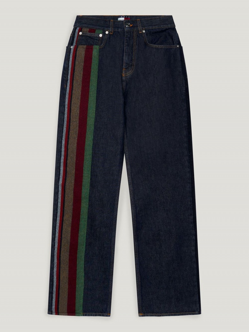 Tommy Hilfiger X Pendleton New York Stripe Hetero Jeans Herr Blå | 208-MDKSWY