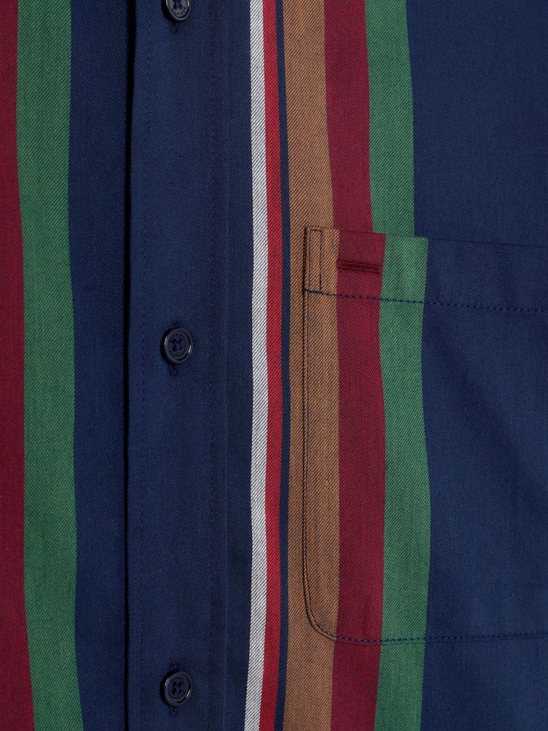 Tommy Hilfiger X Pendleton Prep New York Stripe Skjorta Herr Olika Färger | 268-GASNWY